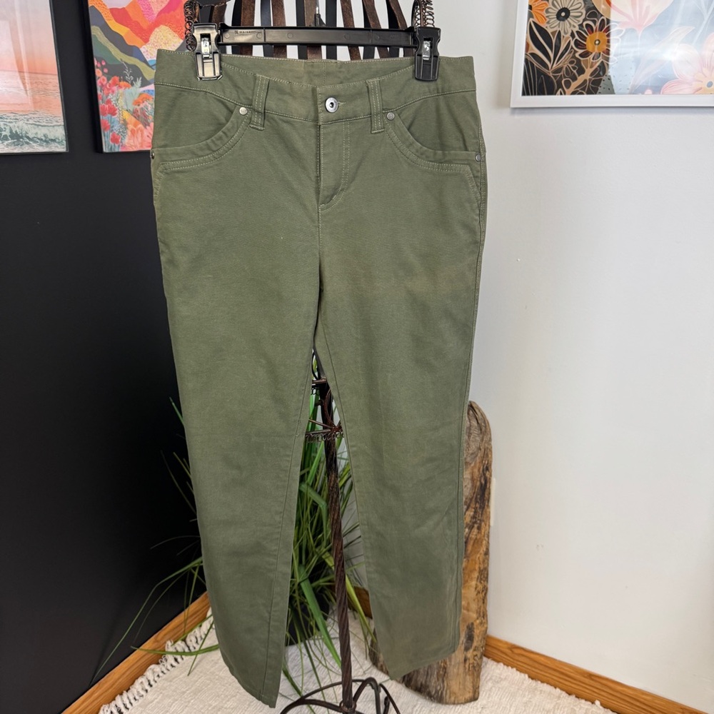 Kuhl Women's Olive Straight-Leg Jeans